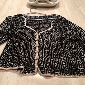 Isabelle holiday cardigan with swing back size m